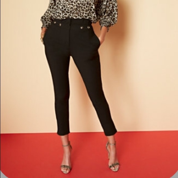 Black Paperbag Waist Ankle Pant ❗️last one❗️ - Picture 4 of 4